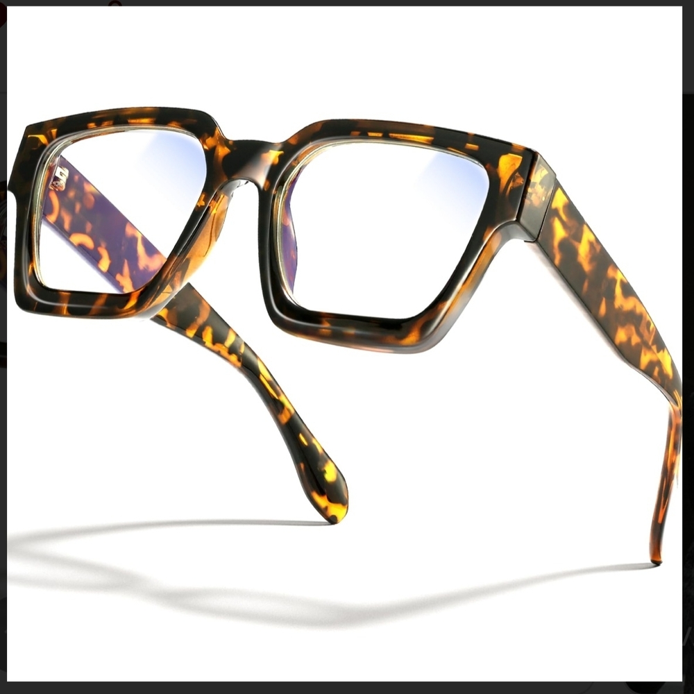 Tortoise Shell Square Sunglasses - Picture 2 of 2